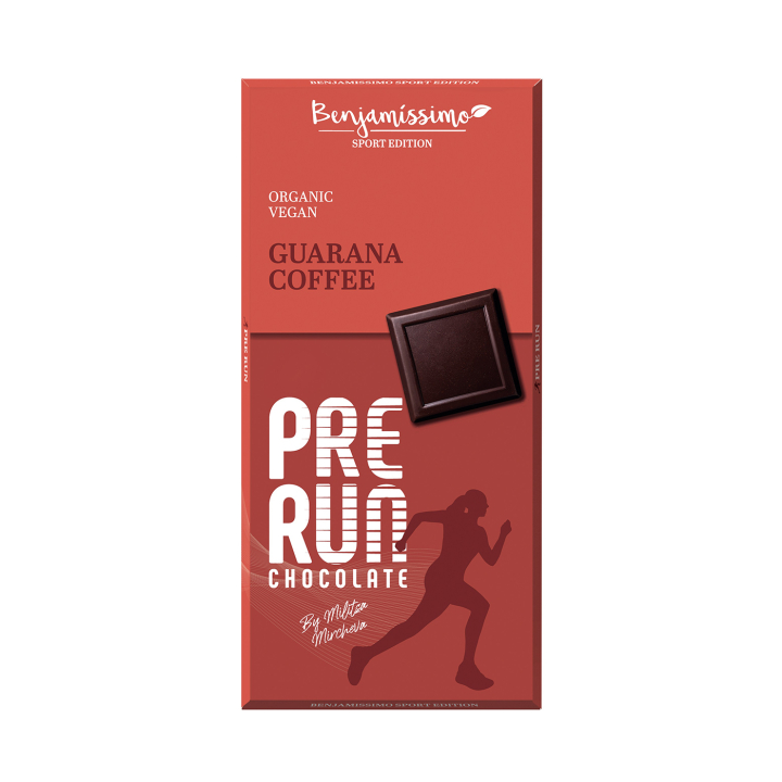 Choklad Guarana & Kaffe Pre Run Sport Edition EKO 60g i gruppen Råvaror & Dryck / Godis & Choklad hos Rawfoodshop Scandinavia AB (4961)