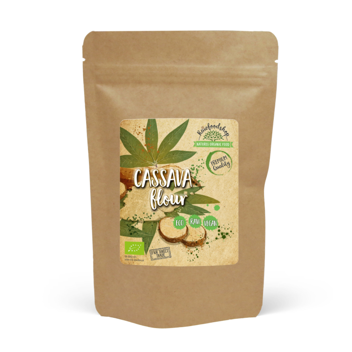 Cassava Mjöl EKO 1kg i gruppen Råvaror & Dryck / Bak & Matlagning / Mjöler hos Rawfoodshop Scandinavia AB (50194)