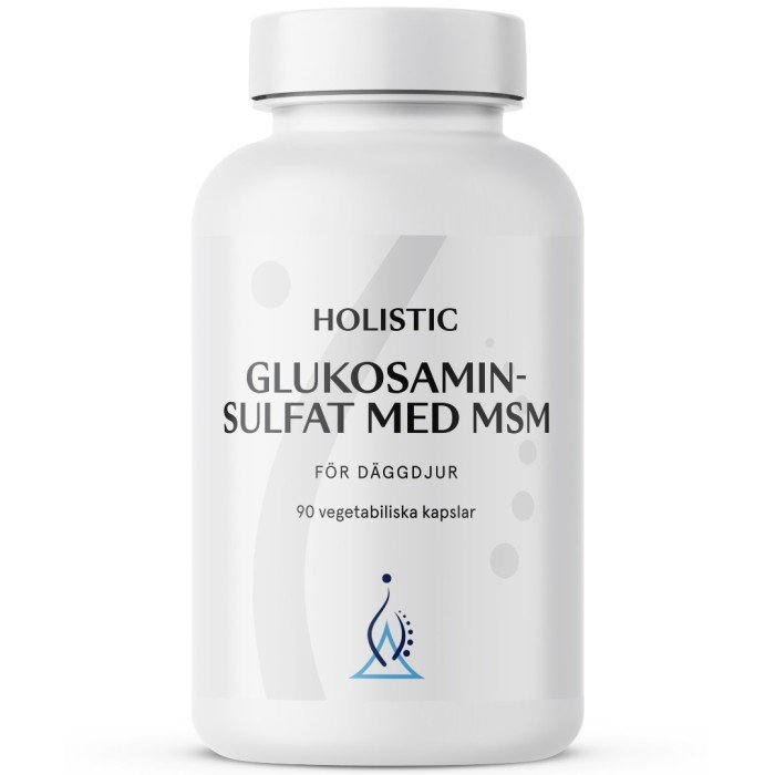 Holistic Glukosaminsulfat med MSM 90 kaps i gruppen Hälsa / Användningsområde / Leder & Skelett hos Rawfoodshop Scandinavia AB (50210)
