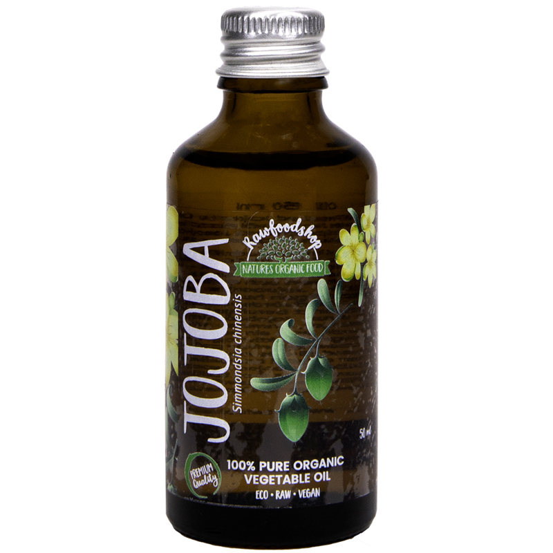 Jojobaolja EKO 50ml i gruppen Hud & Kropp / Naturlig DIY / Vegetabiliska Oljor hos Rawfoodshop Scandinavia AB (5041231)