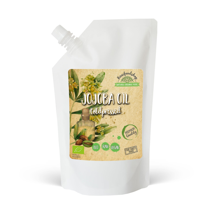 Jojobaolja EKO 500ml i gruppen OUTLET 30-80% / Outlet övrigt / Outlet övrigt 20% hos Rawfoodshop Scandinavia AB (5041233)