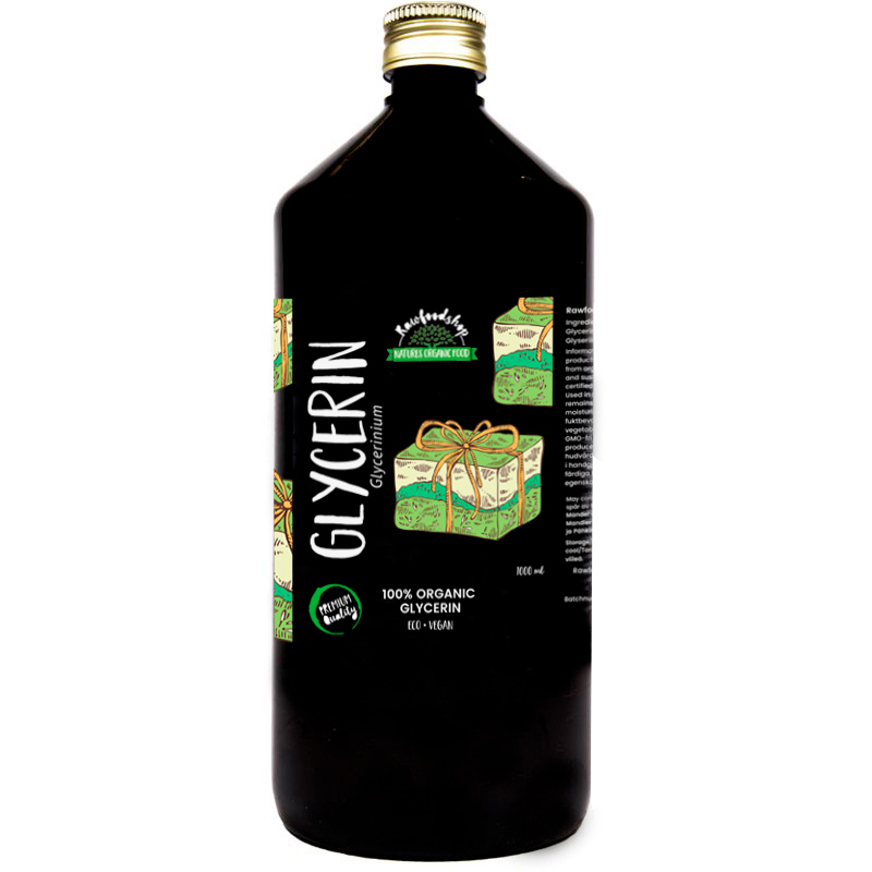 Glycerin EKO 1000 ml i gruppen Kroppsvård / DIY Råvaror / Naturliga tillsatser hos Rawfoodshop Scandinavia AB (602005511)