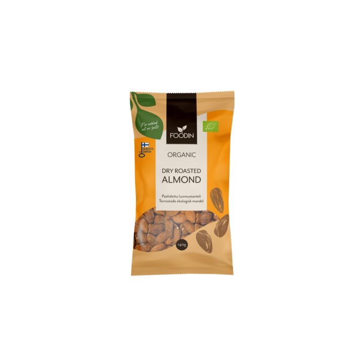 Mandlar Torrostade EKO 140g i gruppen Råvaror & Dryck / Godis & Choklad / Snacks hos Rawfoodshop Scandinavia AB (6430048234602)