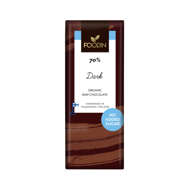 Mörk choklad 70% RAW EKO 40g i gruppen Råvaror & Dryck / Godis & Choklad / Choklad & Bars hos Rawfoodshop Scandinavia AB (6430048235357)