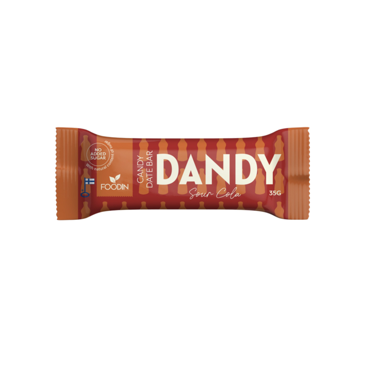 Dandy Dadel Bar Sur Cola 35g i gruppen Råvaror & Dryck / Godis & Choklad / Choklad & Bars hos Rawfoodshop Scandinavia AB (64300SOURCOLA)