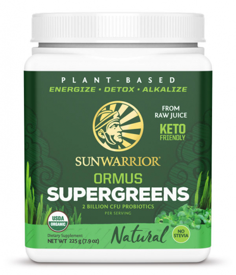 Sunwarrior Ormus Super Greens 225g i gruppen Hälsa / Användningsområde / Detox & Rensning hos Rawfoodshop Scandinavia AB (713)
