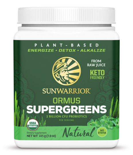 Sunwarrior Ormus Super Greens 225g i gruppen Råvaror & Dryck / Hälsokost / Gröna pulver hos Rawfoodshop Scandinavia AB (713)