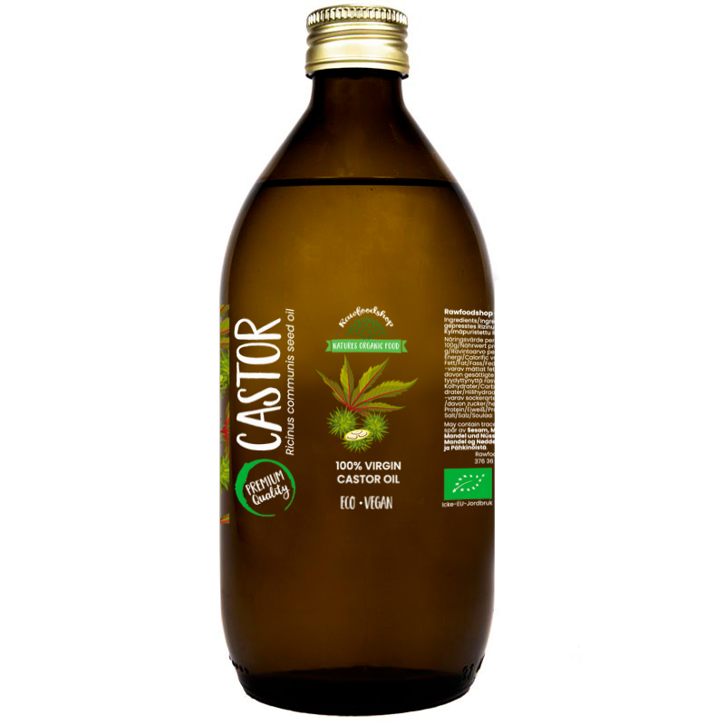 Ricinolja kallpressad EKO 50ml i gruppen Hud & Kropp / Naturlig DIY / Vegetabiliska Oljor hos Rawfoodshop Scandinavia AB (7403201)