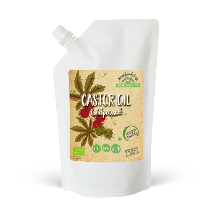 Ricinolja kallpressad EKO 1000ml i gruppen Hud & Kropp / Naturlig DIY / Vegetabiliska Oljor hos Rawfoodshop Scandinavia AB (7403203)