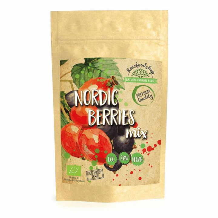 Nordic Berries Mix EKO 150g i gruppen Råvaror & Dryck / Frukt & Bär / Fruktpulver hos Rawfoodshop Scandinavia AB (7407)