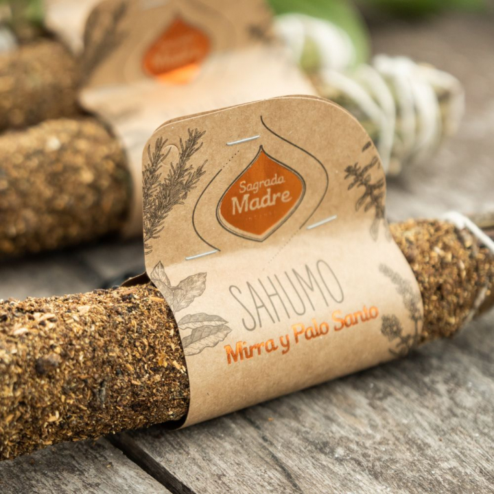 Sahumo Smudge Stick Myrra & Palo Santo 1st i gruppen Hem & Själ hos Rawfoodshop Scandinavia AB (79-01)