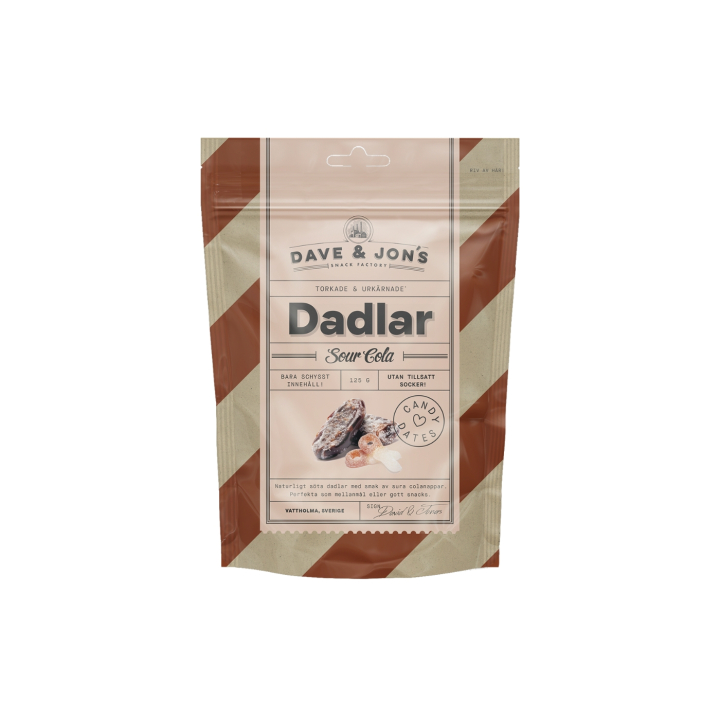 Dadlar Sour Cola 125g i gruppen Råvaror & Dryck / Frukt & Bär / Dadlar hos Rawfoodshop Scandinavia AB (800013544)