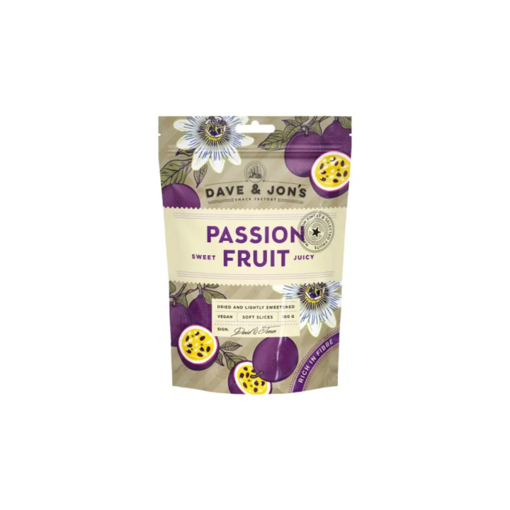 Torkad Passionsfrukt 100g i gruppen Råvaror & Dryck / Frukt & Bär / Övriga Frukt & Bär hos Rawfoodshop Scandinavia AB (800015600)