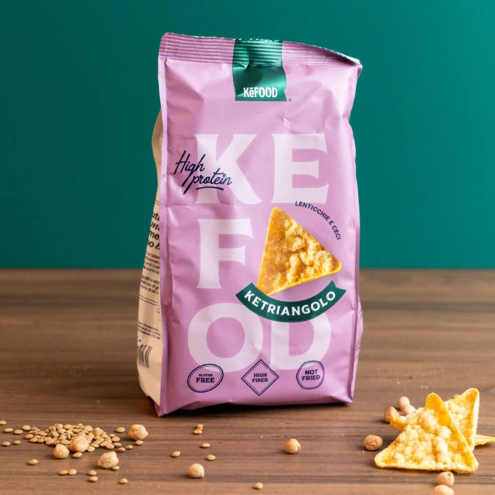 Linschips Röda Linser & Kikärtor 80g i gruppen Råvaror & Dryck / Godis & Choklad / Snacks hos Rawfoodshop Scandinavia AB (8054752600539)