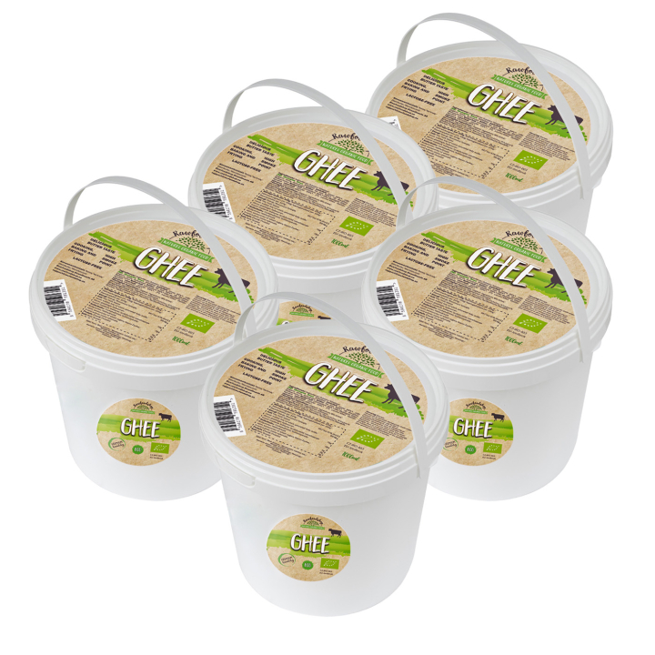 Ghee EKO 1000 ml x 5 burkar i gruppen Råvaror & Dryck / Skafferiet / Smör & Krämiga Pålägg hos Rawfoodshop Scandinavia AB (8591351-SET5)