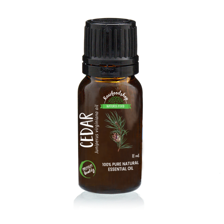Ceder Eterisk Olja 10ml i gruppen Hud & Kropp / Naturlig DIY / Eteriska oljor hos Rawfoodshop Scandinavia AB (9601)