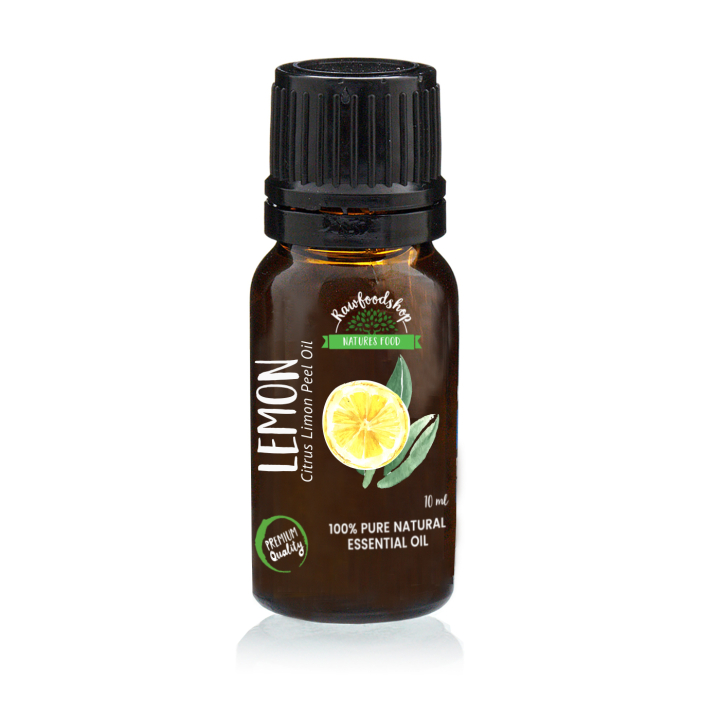 Citron Eterisk Olja 10ml i gruppen Kroppsvård / DIY Råvaror / Eteriska oljor hos Rawfoodshop Scandinavia AB (9604)