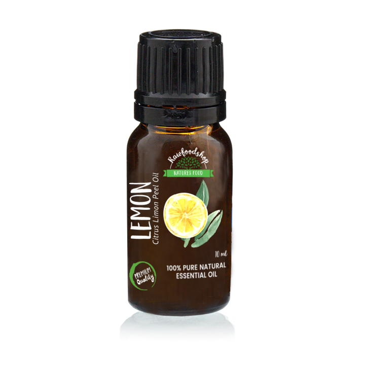 Citron Eterisk Olja 10ml i gruppen Hud & Kropp / Naturlig DIY / Eteriska oljor hos Rawfoodshop Scandinavia AB (9604)