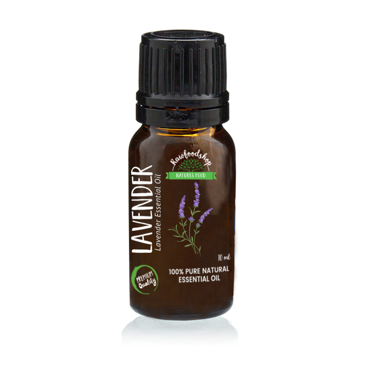 Lavendel Eterisk Olja 10ml i gruppen Hud & Kropp / Naturlig DIY / Eteriska oljor hos Rawfoodshop Scandinavia AB (9608)