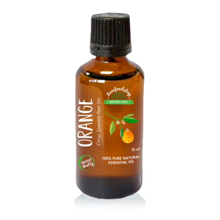 Apelsin Eterisk Olja 50ml i gruppen Hud & Kropp / Naturlig DIY / Eteriska oljor hos Rawfoodshop Scandinavia AB (9612-2)