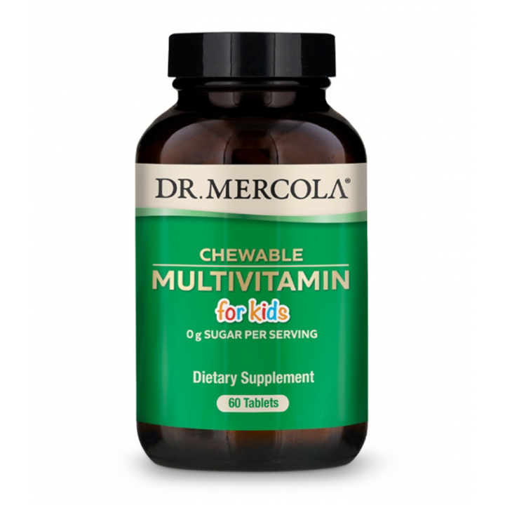 Dr. Mercola Tuggbar Multivitamin Barn 60tbl i gruppen Hälsa / Kosttillskott hos Rawfoodshop Scandinavia AB (962)