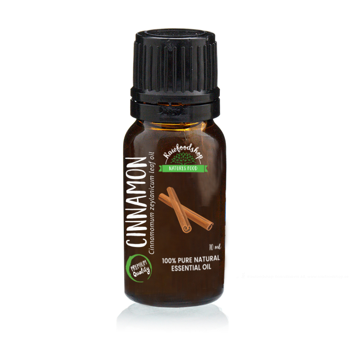 Kanel Eterisk Olja 10ml i gruppen Hud & Kropp / Naturlig DIY / Eteriska oljor hos Rawfoodshop Scandinavia AB (9642)