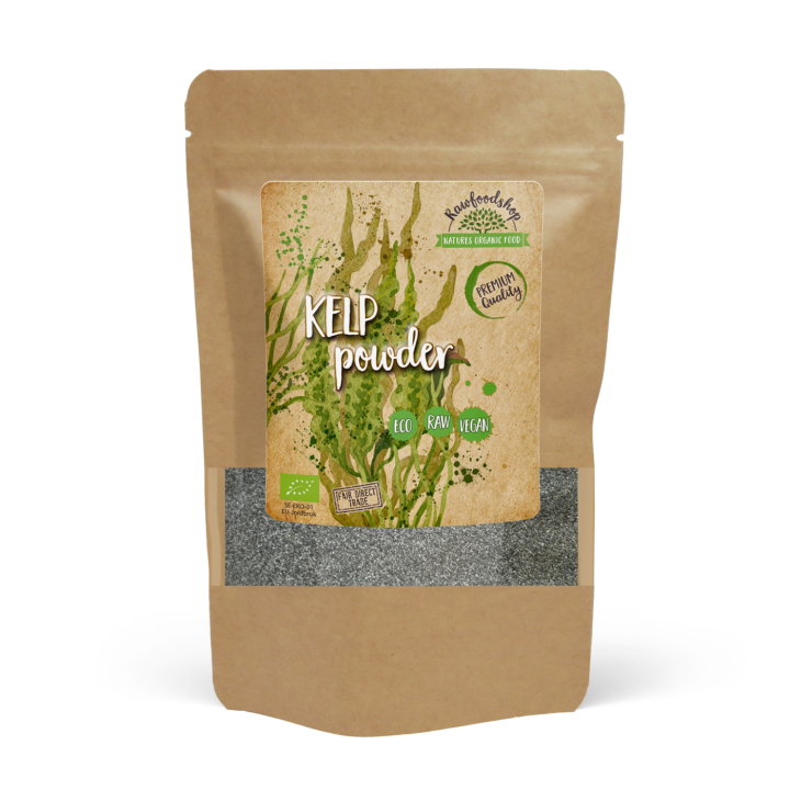 Kelp Pulver EKO 250g i gruppen Råvaror & Dryck / Hälsokost / Alger & Sjögräs hos Rawfoodshop Scandinavia AB (A1003-250)