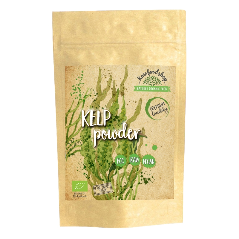 Kelp Pulver EKO 100g i gruppen Hälsa / Superfood / Alger & Sjögräs hos Rawfoodshop Scandinavia AB (A1003)