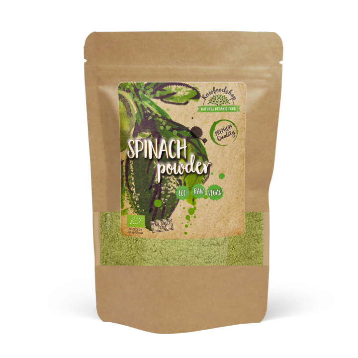 Spenatpulver EKO 250g i gruppen Hälsa / Örter, Alger & Svampar / Greenfood hos Rawfoodshop Scandinavia AB (AB029)