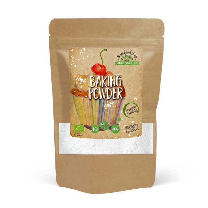 Bakpulver EKO 100g i gruppen Råvaror & Dryck / Bakning / Ingredienser Övriga hos Rawfoodshop Scandinavia AB (AB045)