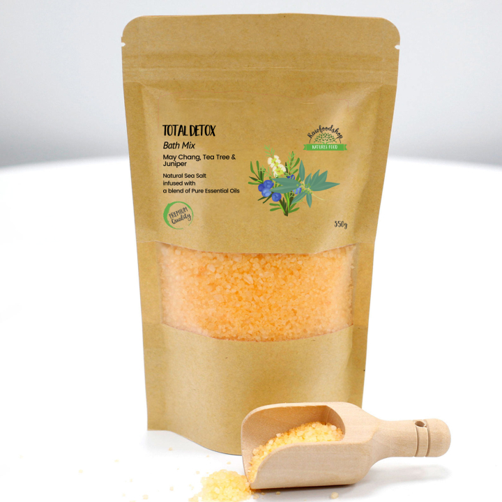 Badsalt Total Detox 350g i gruppen Hud & Kropp / Bad & Spa / Badsalt hos Rawfoodshop Scandinavia AB (ABPCUL02)