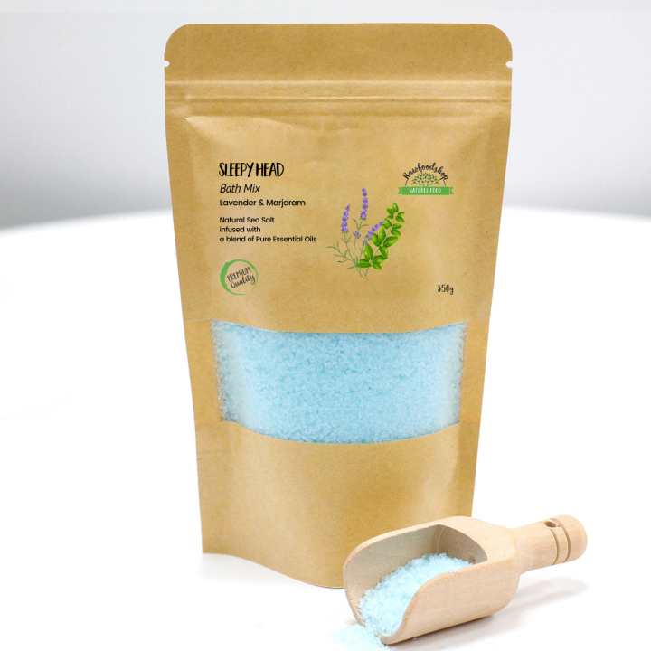 Badsalt Sleepy Head 350g i gruppen Hud & Kropp / Bad & Spa / Badsalt hos Rawfoodshop Scandinavia AB (ABPCUL08)