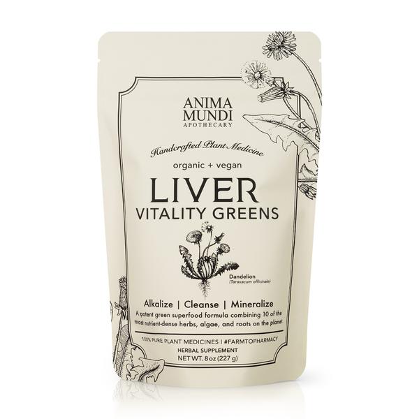 Anima Mundi LIVER VITALITY : Organic Green Detox 227g i gruppen Hälsa / Örter, Alger & Svampar / Greenfood hos Rawfoodshop Scandinavia AB (AM024)