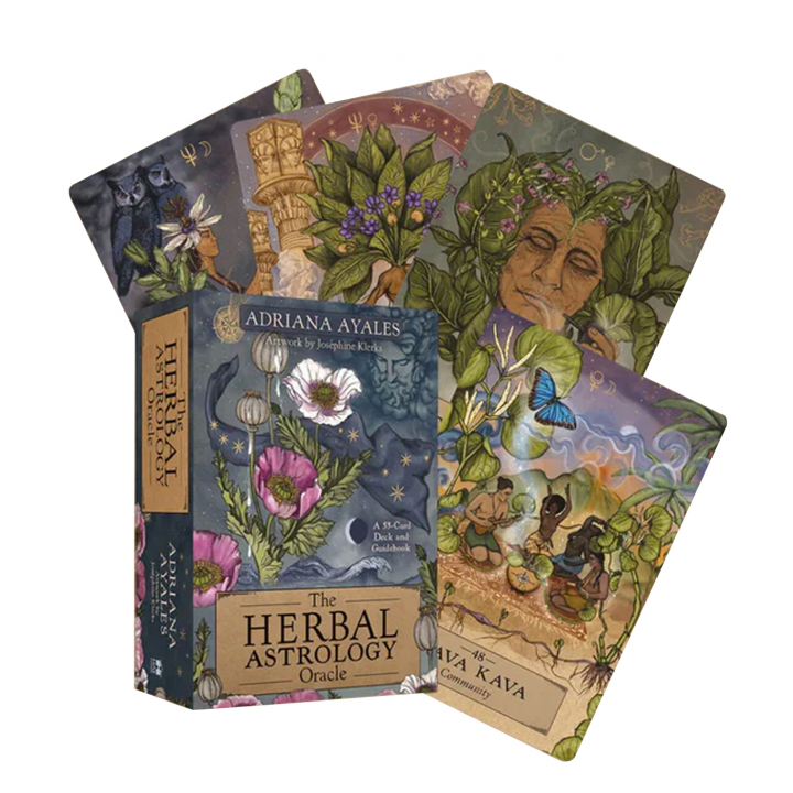 Anima Mundi Herbal Astrology Oracle - Card Deck and Guidebook i gruppen Utrustning / Till Hemmet / Böcker hos Rawfoodshop Scandinavia AB (AM092)