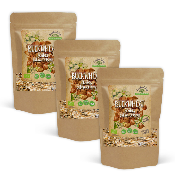 Boveteflakes Krispiga EKO 200g x 3 paket i gruppen Råvaror & Dryck / Bakning / Gryn, flingor & puffar hos Rawfoodshop Scandinavia AB (BFK20-SET3)