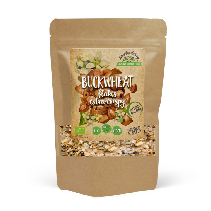 Boveteflakes Krispiga EKO 200g i gruppen Råvaror & Dryck / Bakning / Gryn, flingor & puffar hos Rawfoodshop Scandinavia AB (BFK20)