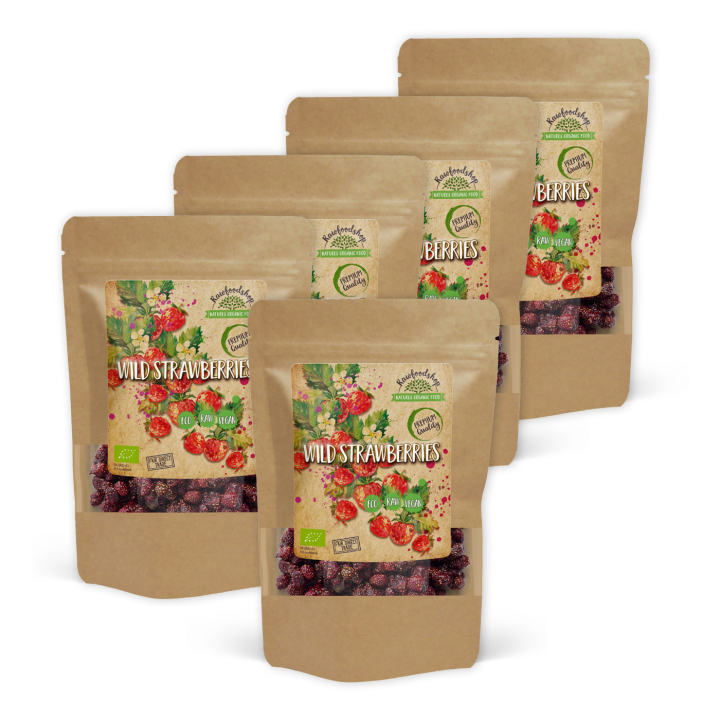 Smultron EKO 100g x 5 paket i gruppen Råvaror & Dryck / Frukt & Bär / Övriga frukt & bär hos Rawfoodshop Scandinavia AB (BIOFR1010010-SET5)