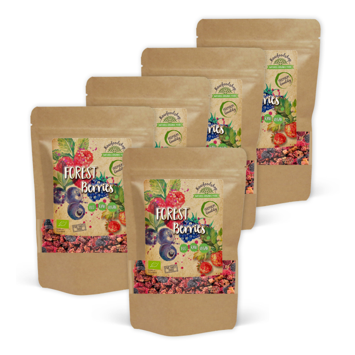 Skogsbär EKO 100g x 5 paket i gruppen Råvaror & Dryck / Frukt & Bär / Övriga Frukt & Bär hos Rawfoodshop Scandinavia AB (BIOFRUI011001-SET5)
