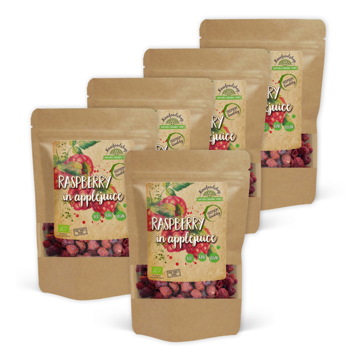 Hallon EKO 100g x 5 paket i gruppen Råvaror & Dryck / Frukt & Bär / Hallon hos Rawfoodshop Scandinavia AB (BIOFRUISEC01100-SET5)