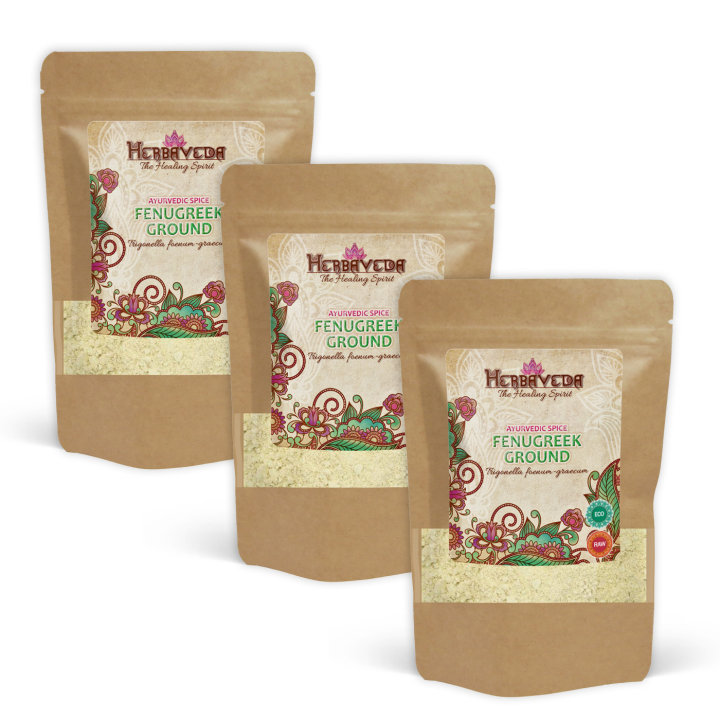 Bockhornsklöver Mald EKO 100g x 3 paket i gruppen Råvaror & Dryck / Skafferiet / Kryddor & Salt hos Rawfoodshop Scandinavia AB (BKB30-SET3)