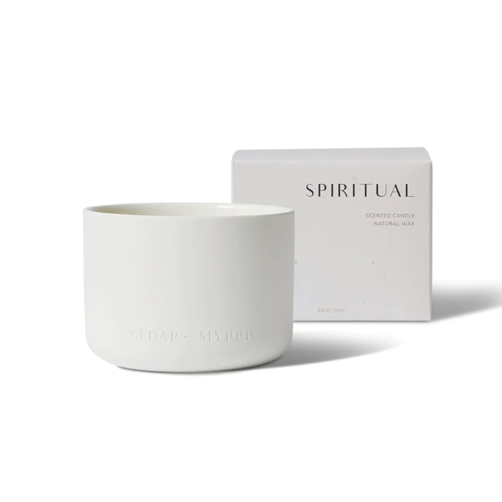 Doftljus Spiritual 250g i gruppen Hem & Själ / Stämning & doft / Doftljus hos Rawfoodshop Scandinavia AB (BR-CDL-US-S-01)