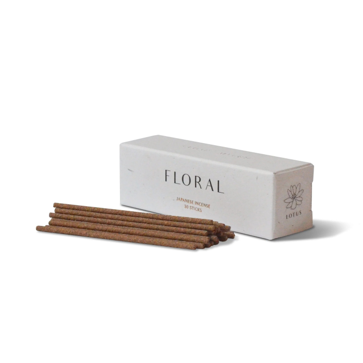 Japanese Lotus rökelsepinnar 30st i gruppen Hem & Själ / Stämning & doft / Rökelse hos Rawfoodshop Scandinavia AB (BR-LTF-JIS-30)