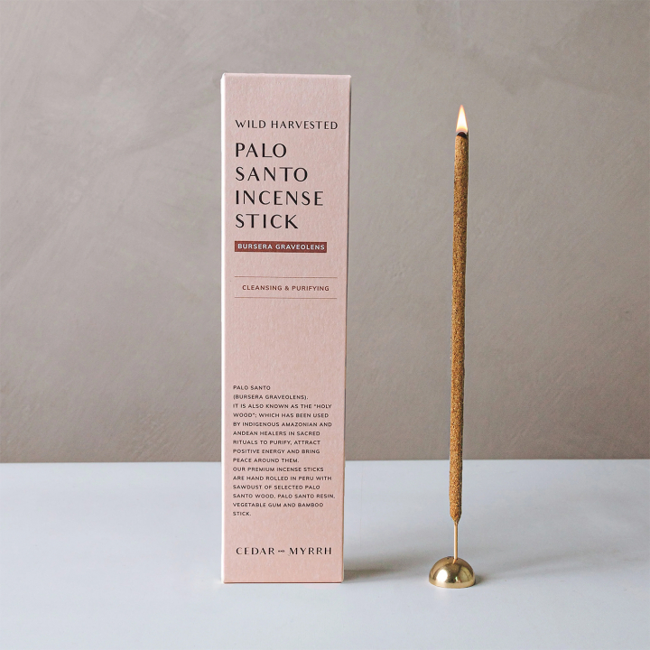 Palo Santo Rökelsepinnar 7st i gruppen Hem & Själ / Stämning & doft / Rökelse hos Rawfoodshop Scandinavia AB (BR-PSI-PE-T-07)