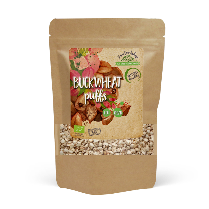 Bovetepuffar EKO 60g i gruppen OUTLET 20-80% / Bakning 20-60% / Bakning 30% hos Rawfoodshop Scandinavia AB (BVP60)