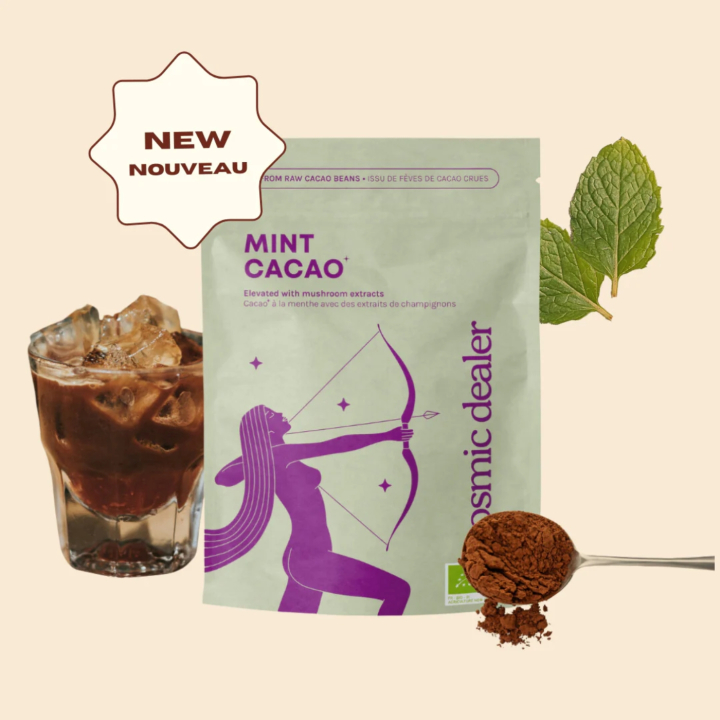 Chokladdryck Mint Cacao EKO 100g i gruppen Råvaror & Dryck / Drycker hos Rawfoodshop Scandinavia AB (CALU-MINT)