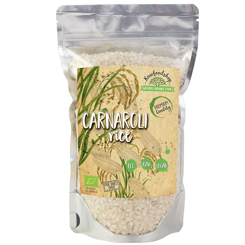 Carnaroli Ris 500g i gruppen OUTLET 30-80% / Skafferivaror 30-50% / Skafferivaror 30% hos Rawfoodshop Scandinavia AB (CARN500)