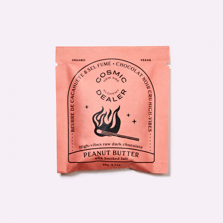 Choklad Jordnötssmör & Rökt Salt EKO 20g i gruppen Råvaror & Dryck / Godis & Choklad / Choklad & Bars hos Rawfoodshop Scandinavia AB (CHAKRAPEANUT)