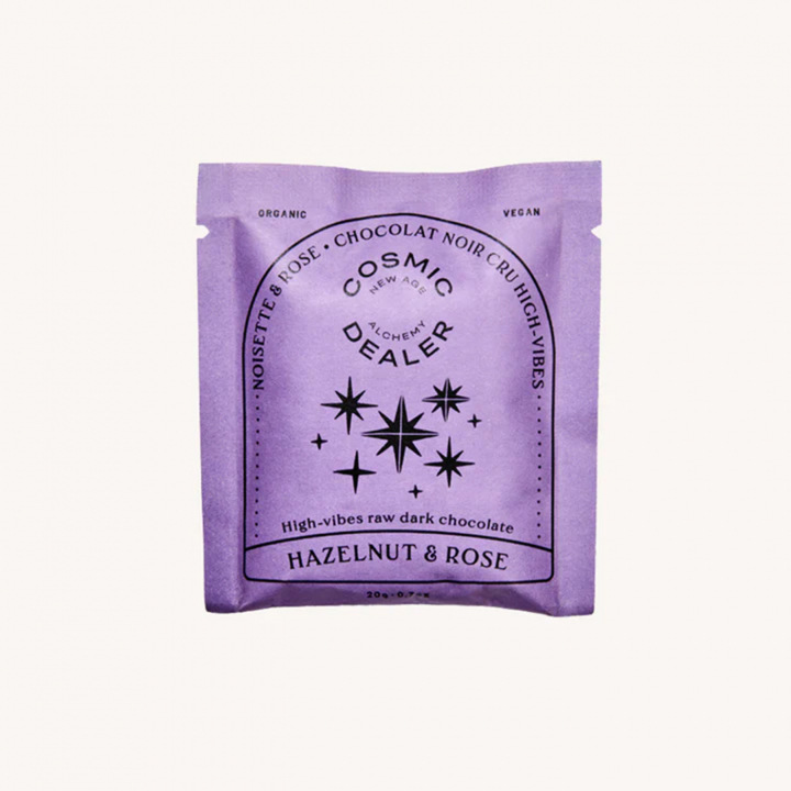 Choklad Hasselnötter & Ros EKO 20g i gruppen Råvaror & Dryck / Godis & Choklad / Choklad & Bars hos Rawfoodshop Scandinavia AB (CHAKRAROSE)