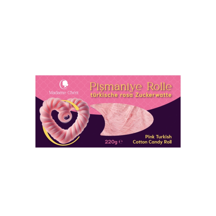 Pismaniye Sockervadd Rosa 220g i gruppen Råvaror & Dryck / Godis & Choklad / Choklad & Bars / Dubai Choklad hos Rawfoodshop Scandinavia AB (CHERI08)
