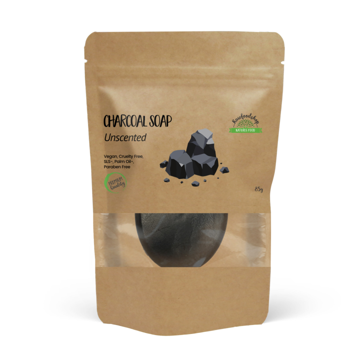 Tvål Aktivt Kol 85g i gruppen DEAL 40% B2B hos Rawfoodshop Scandinavia AB (CHSBUL-06)